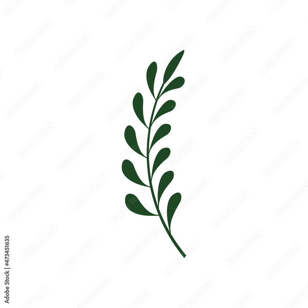 leaf branch graphic design template vector leaf branch graphic design template vector