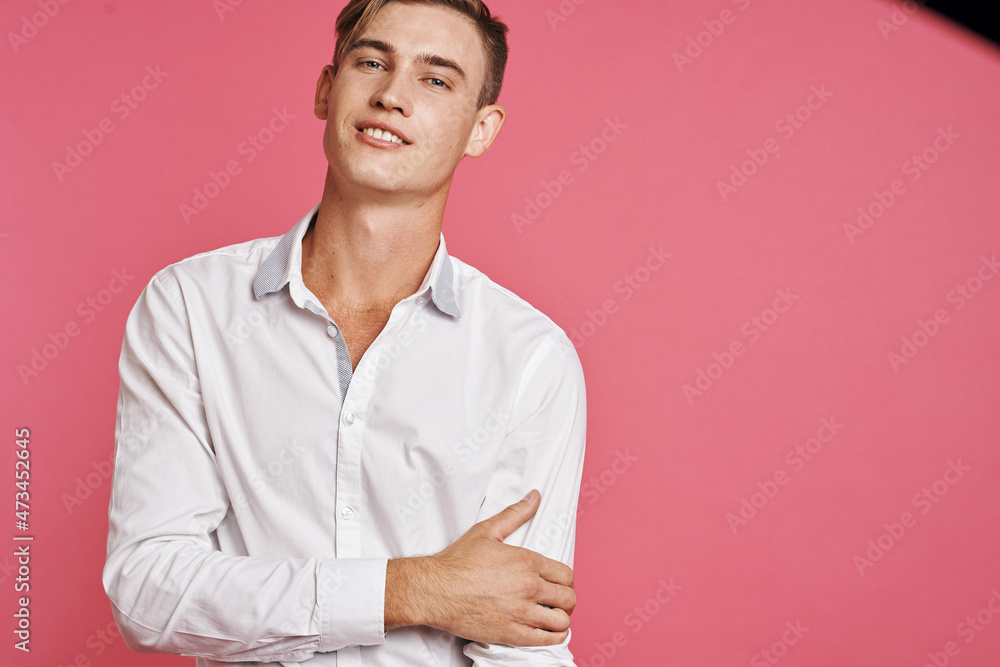 businessmen posing white shirt fashion self confidence studio lifestyle businessmen posing white shirt fashion self confidence studio lifestyle