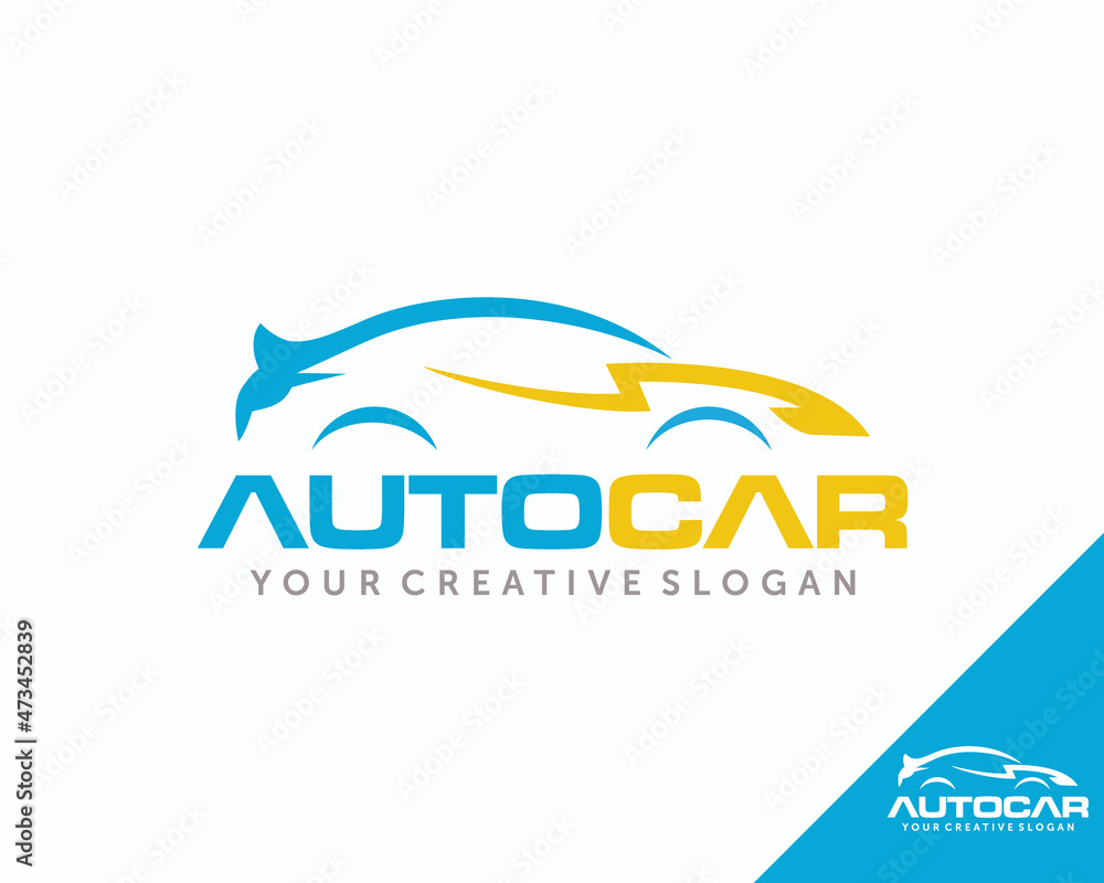 Electric Vehicle logo. Electric car logo design vector Electric Vehicle logo. Electric car logo design vector