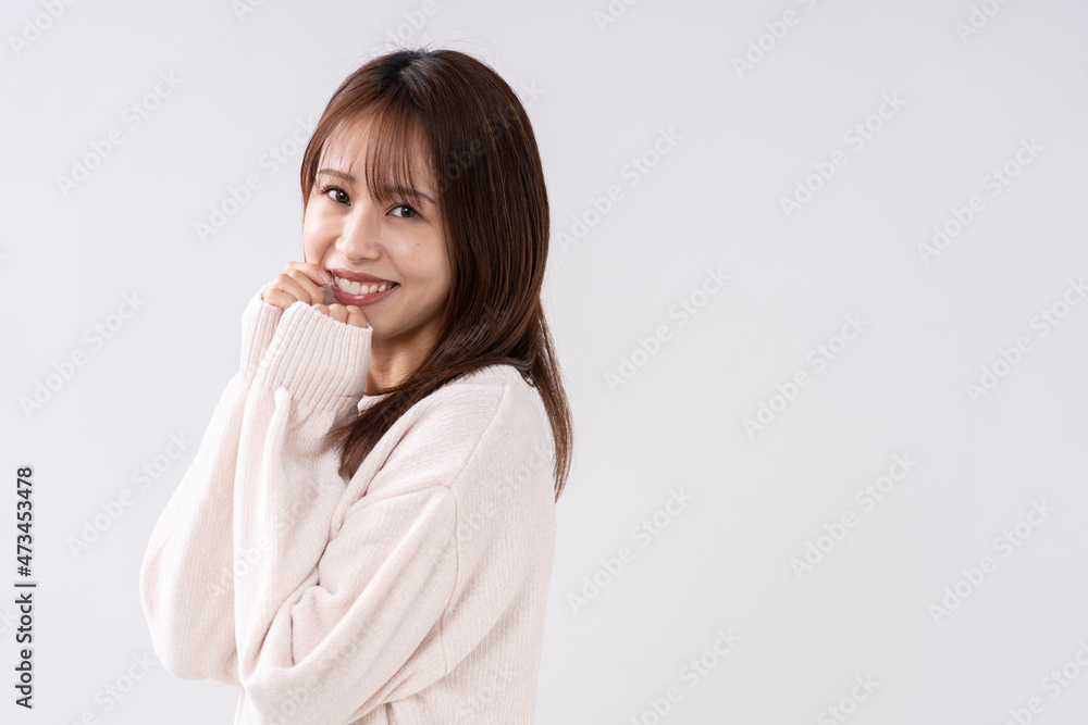 冬ファッションの女性 冬ファッションの女性