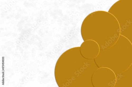 gold background with circle