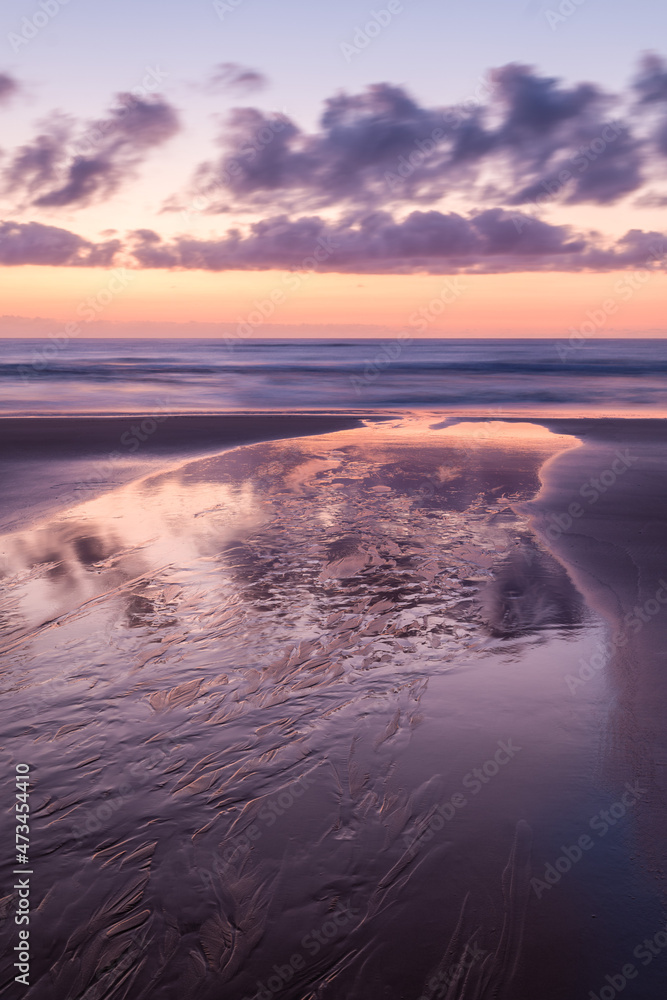 Dawn reflections, Coastline K'Gari Dawn reflections, Coastline K'Gari