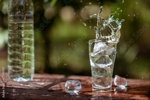 glass of water with ice © ธันยกร ไกรสร