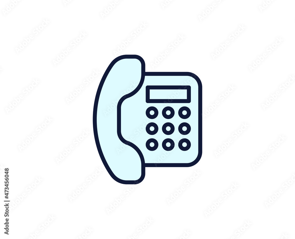 Fax line icon. Vector symbol in trendy flat style on white background. Office sing for design. Fax line icon. Vector symbol in trendy flat style on white background. Office sing for design.