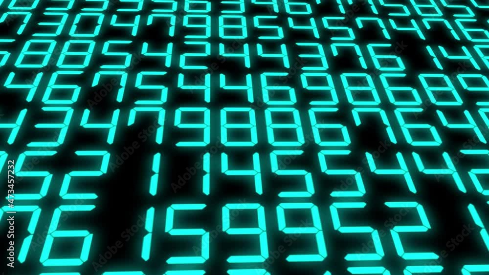 水色 デジタル数字 乱数 7セグメント ランダム 背景 モーショングラフィックス
水色 デジタル数字 乱数 7セグメント ランダム 背景 モーショングラフィックス