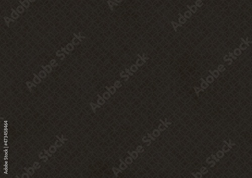 Wallpaper Mural 黒色の和柄模様（七宝）の和紙の質感のある背景 Torontodigital.ca