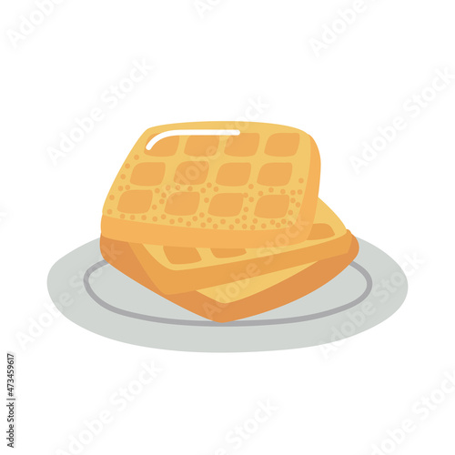 sweet pancakes in dish
