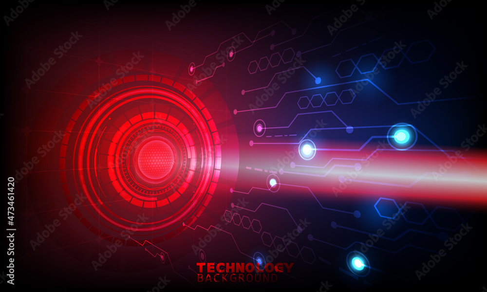 technology background. neon effect. Hi-tech digital technology.