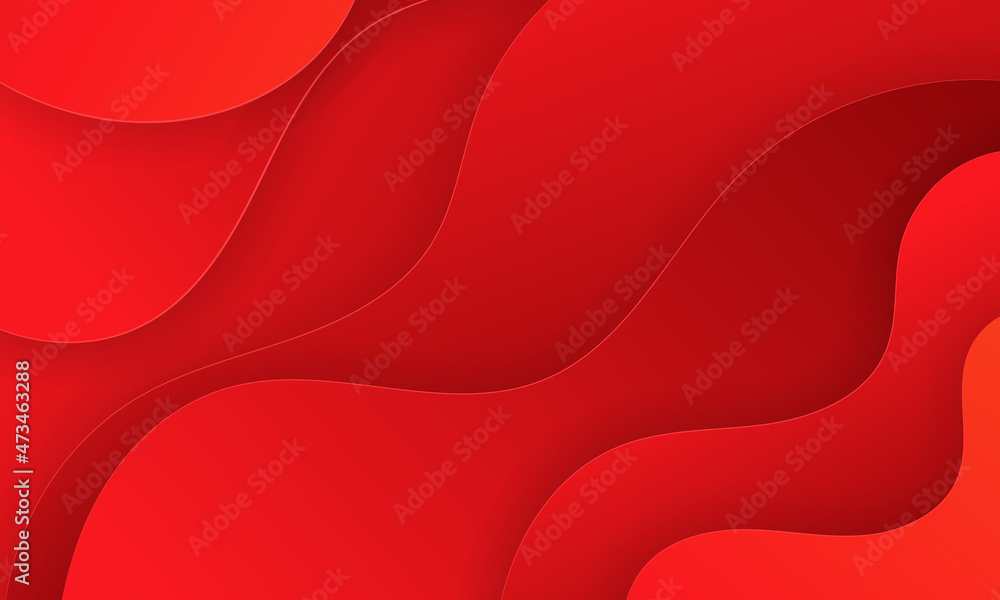 Abstract Red liquid background. Modern background design. gradient ...