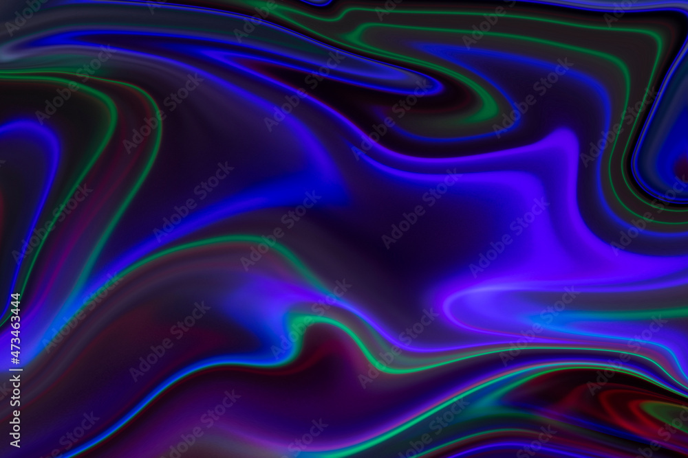Obraz premium Blue purple graphic background, motion pattern, abstract wave, gradient for artwork.
