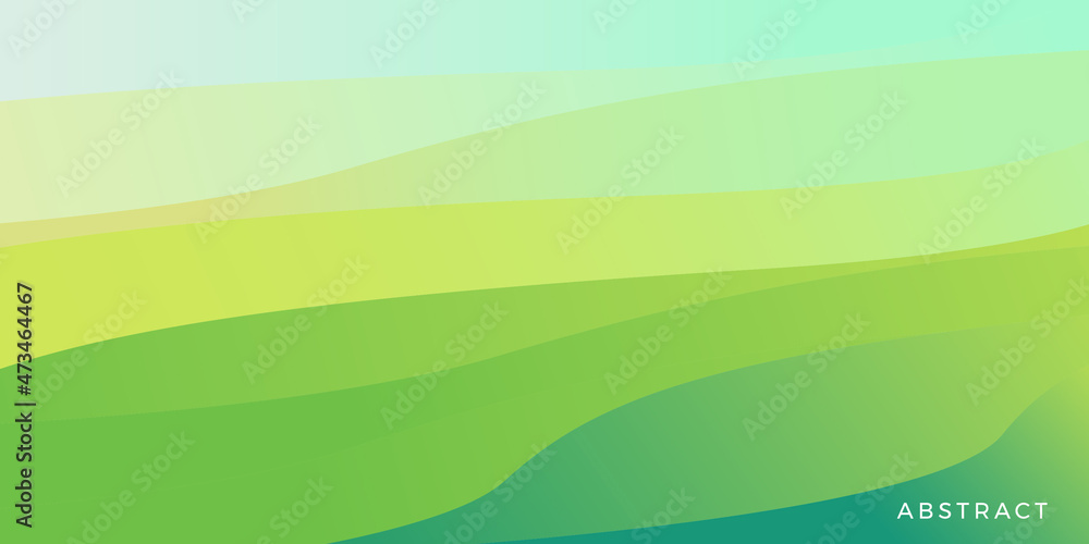 Obraz premium Abstract pattern background with green dynamic wave. Modern Vector illustration for poster, banner, brochure.