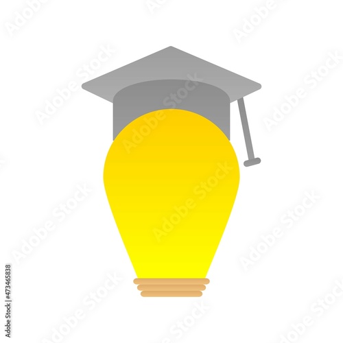 Wisdom Flat Gradient Vector Icon Design