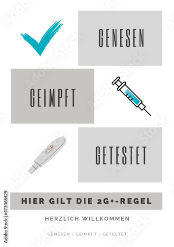 Verordnung 2G+ Regelung Corona