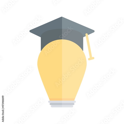 Wisdom Flat Light Vector Icon Design