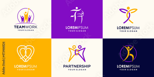 Success People Together. Vector Illustration Logo