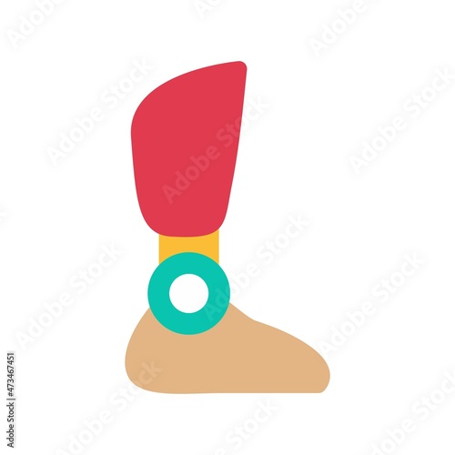 Prosthetics Flat Vector Icon Design