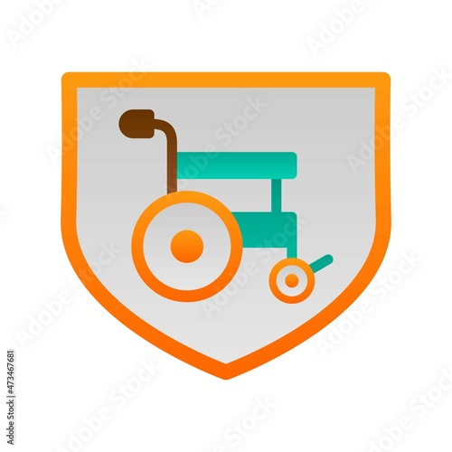 Insurance Flat Gradient Vector Icon Design