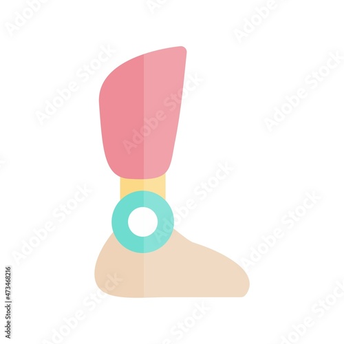 Prosthetics Flat Light Vector Icon Design