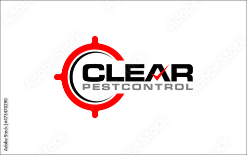 Illustration vector graphic of disinfection service and pest control logo design template-09