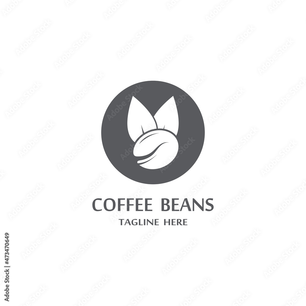 coffee bean icon vector coffee bean icon vector