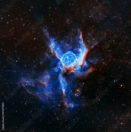 Fotografia, Obraz NGC 2359 Thor's Helmet