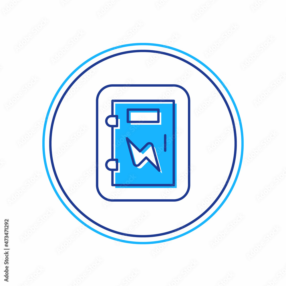 Filled outline Electrical panel icon isolated on white background. Vector Filled outline Electrical panel icon isolated on white background. Vector