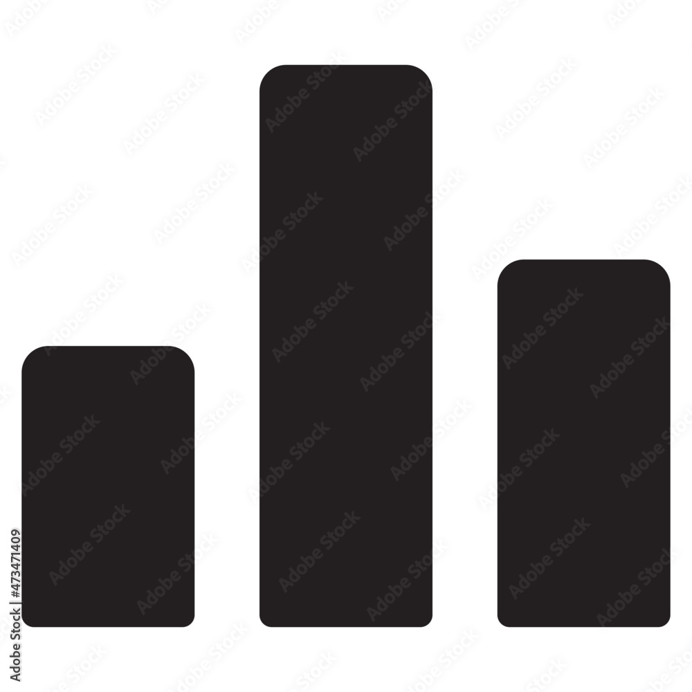 business graph bar icon vector design
