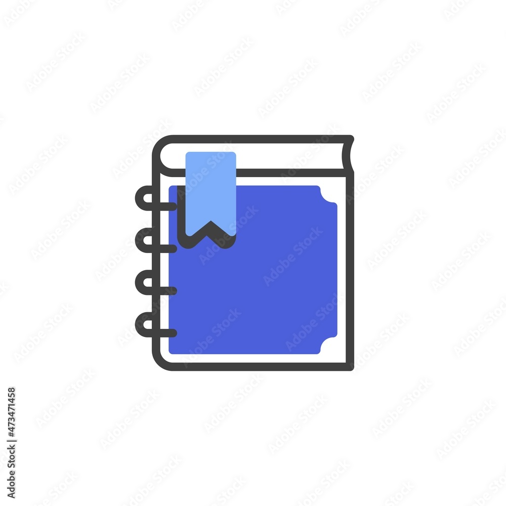 Agenda, planner line icon Agenda, planner line icon