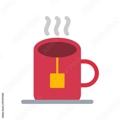 Mug Flat Vector Icon Design