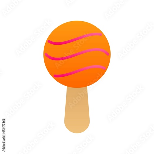 Maracas Flat Gradient Vector Icon Design
