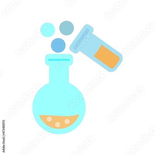 Experiment Flat Vector Icon Design