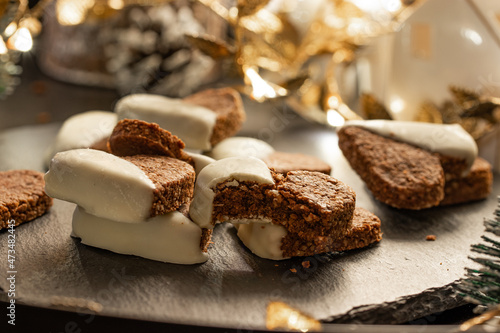 Lebkuchenkekse in Herzform