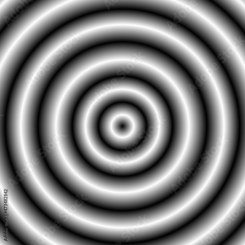 black and white circles