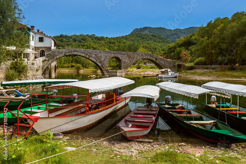 Old Bridge in Rijeka Crnojevica River near Skadar Lake - Montenegro © Nikolai Sorokin