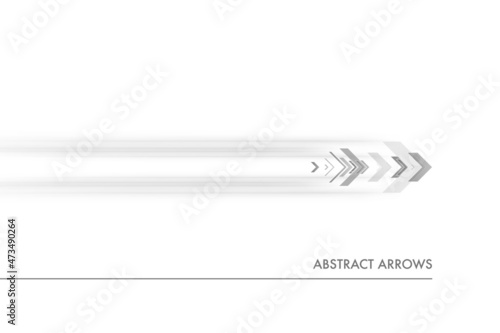 Abstract speed movement of arrows.