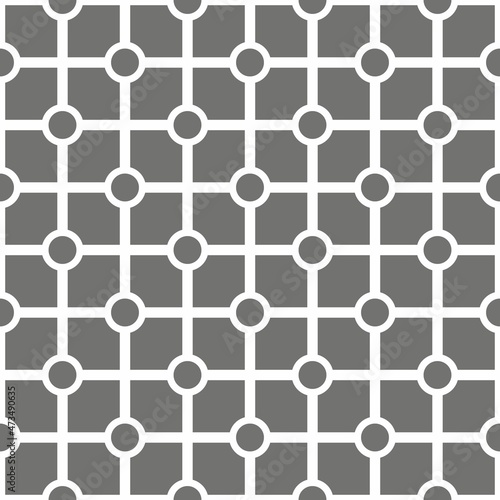 Tile dark grey and white background or vector seamless pattern