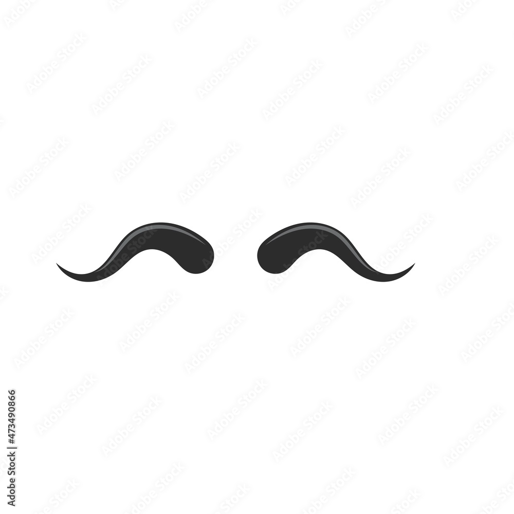 goat horn element icon vector design template goat horn element icon vector design template