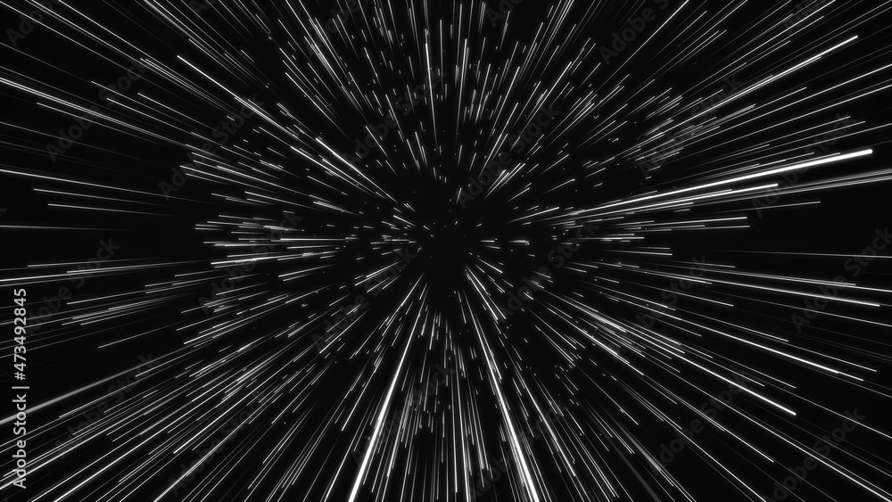 Digital speed illustration. Futuristic illustration with explosion of data. Abstract hyper jump with glowing particles. 3d rendering. Digital speed illustration. Futuristic illustration with explosion of data. Abstract hyper jump with glowing particles. 3d rendering.