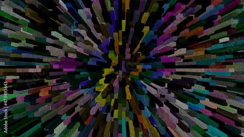 illustration digital effects. abstract background,