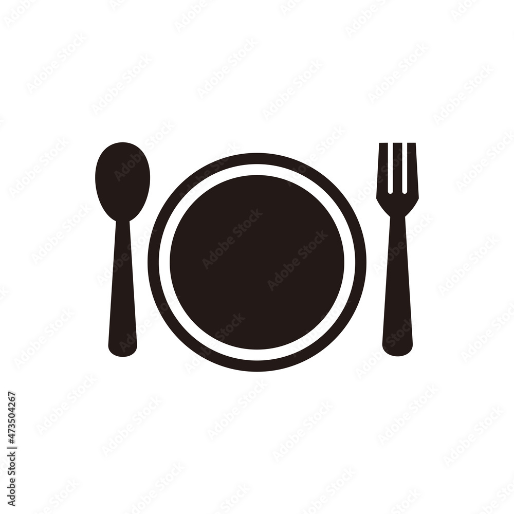 Fototapeta restaurant icon logo template symbol