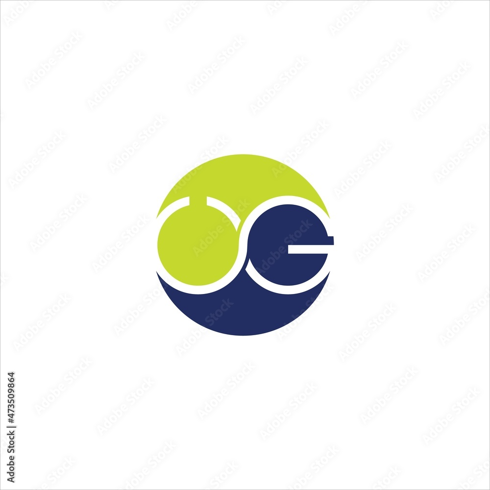 letter u g logo vector template letter u g logo vector template
