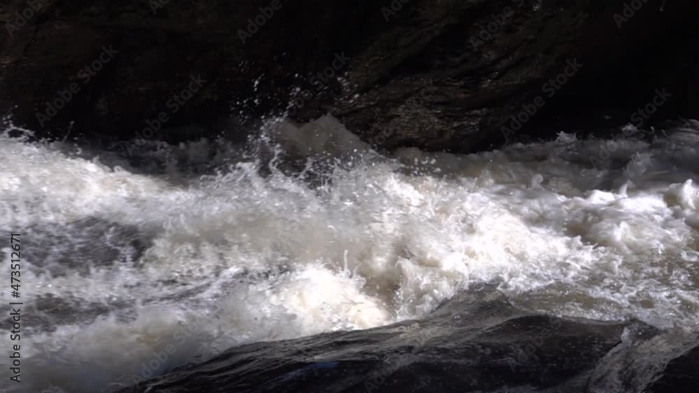 the waterfall in slowmotion the waterfall in slowmotion