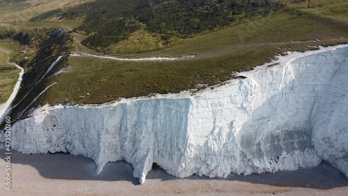 The Seven Sisters are a series of chalk sea cliffs on the English Channel coast