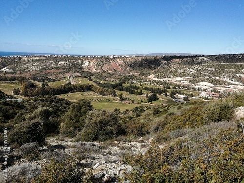 view of the mountains