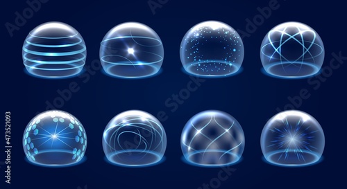 Futuristic shield spheres