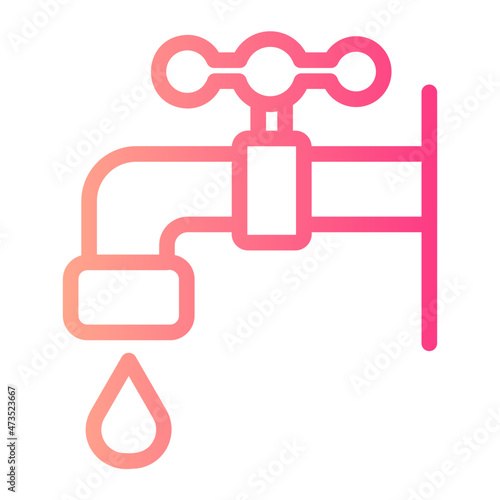 Islamic Wudu gradient icon