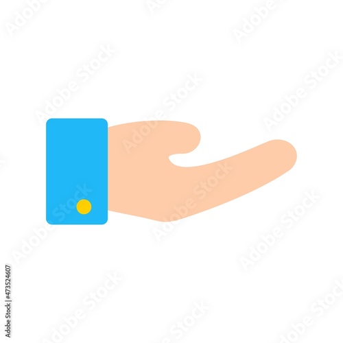 Hand Flat Vector Icon Design