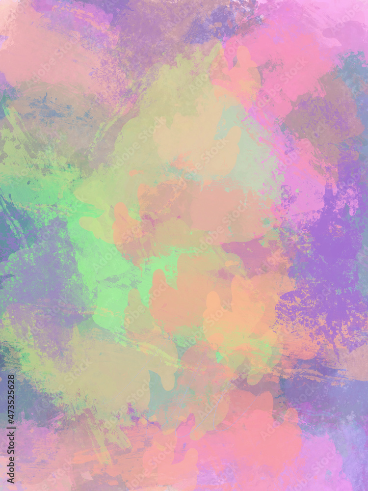 Abstract digital arts background bright colorful. Background pink, purple, green for photography