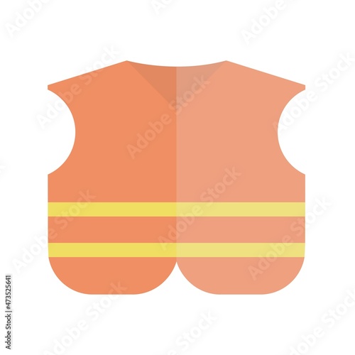 Vest Flat Light Vector Icon Design