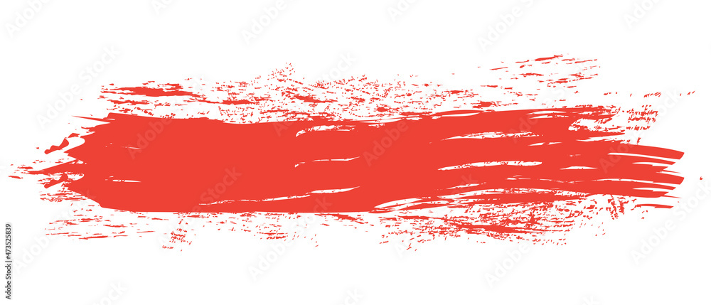 Red brush stroke isolated on white background. Trendy brush stroke vector for red ink paint, grunge backdrop, dirt banner, watercolor design and dirty texture. Brush stroke vector illustration Red brush stroke isolated on white background. Trendy brush stroke vector for red ink paint, grunge backdrop, dirt banner, watercolor design and dirty texture. Brush stroke vector illustration